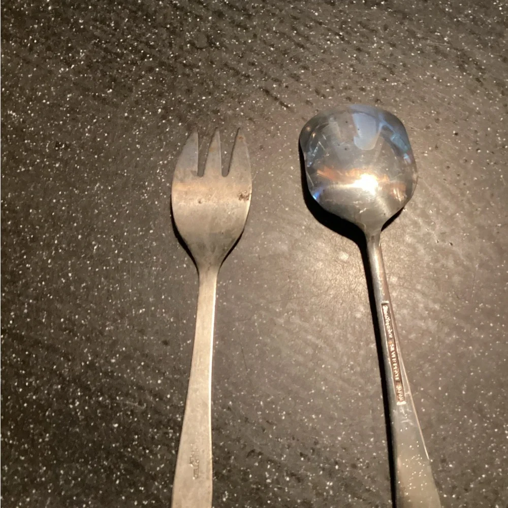 Little folks starter set fork and spoon. - Picture 4 of 4